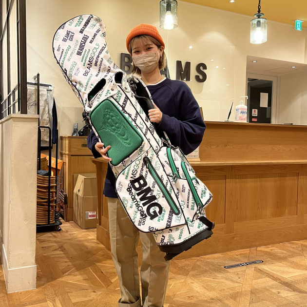 BEAMS GOLF マルチロゴ スタンドキャディバッグ