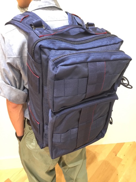 BRIEFING × BEAMS PLUS 3WAY BAG NAVY | angeloawards.com