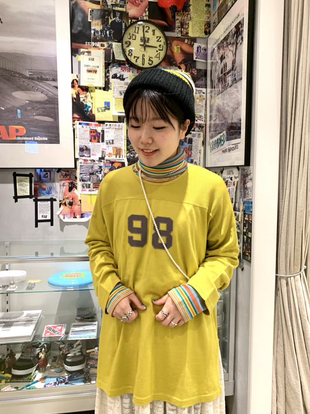 マルチボーダー タートルネック カットソー《再入荷ご予約受付中