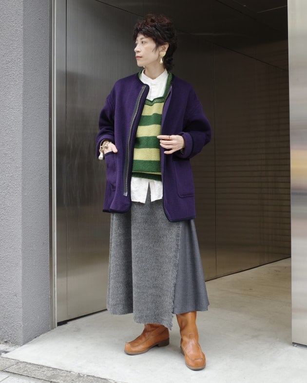 それぞれのスタイリング－WARREN SCOTT × fennica “Melton Coat