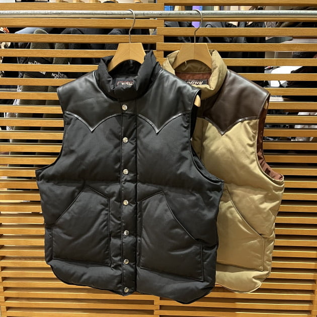 SUGARCANE × BEAMS別注YokeDownVest ダウンベスト-