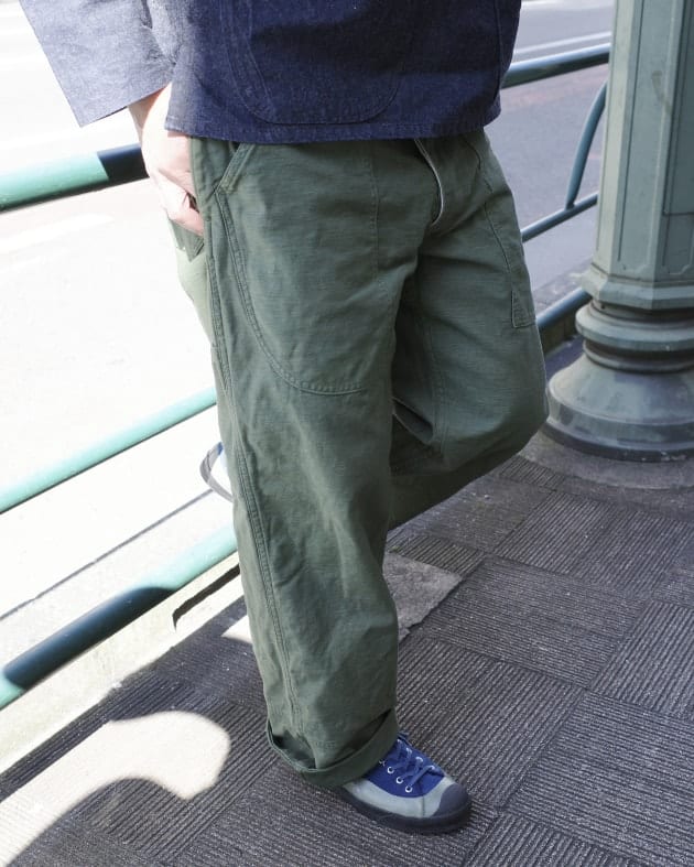 サイズ順に見る、orSlow × fennica、“Swiss Army Over Pants”｜fennica