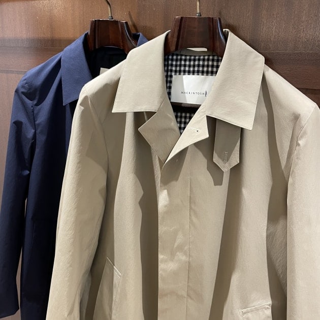 MACKINTOSH】【NEW DUNKELD】ゴム引きステンカラーコート(コート
