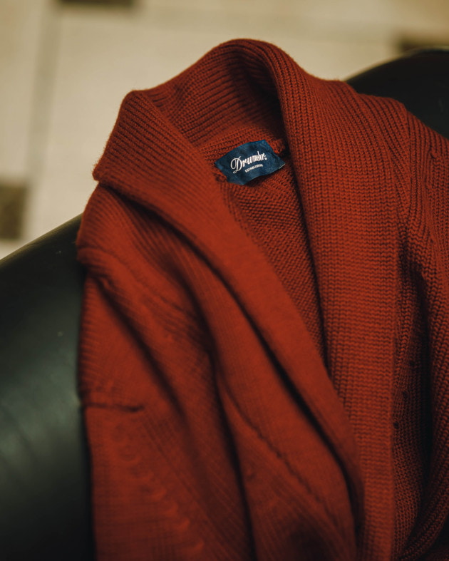 Drumohr ショールカラーカーディガン 今季激推しのショールカラーカーディガン。〈DRUMOHR