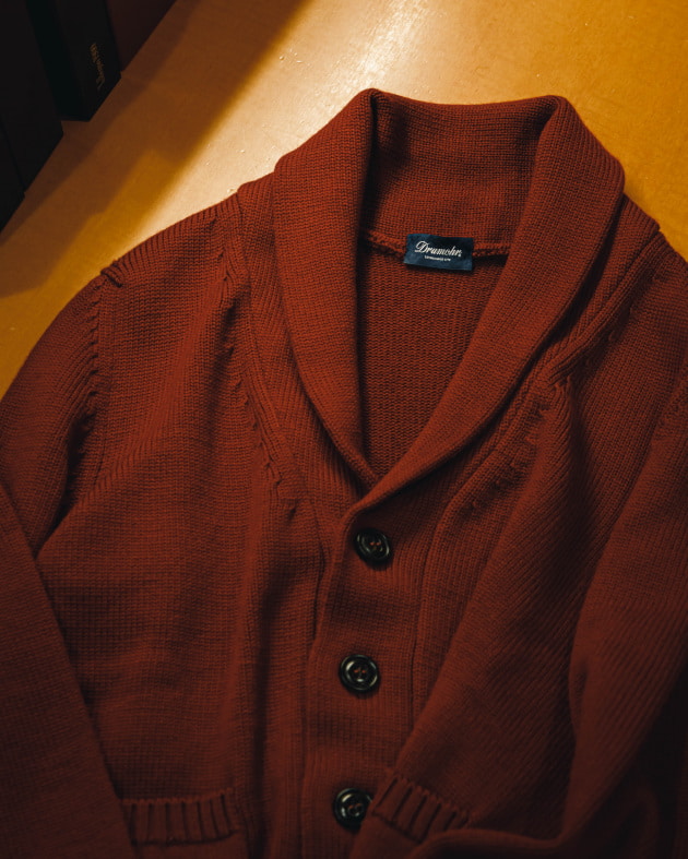 DRUMOHR〉ショールカラーニット|ビームス ハウス メン 横浜|BEAMS