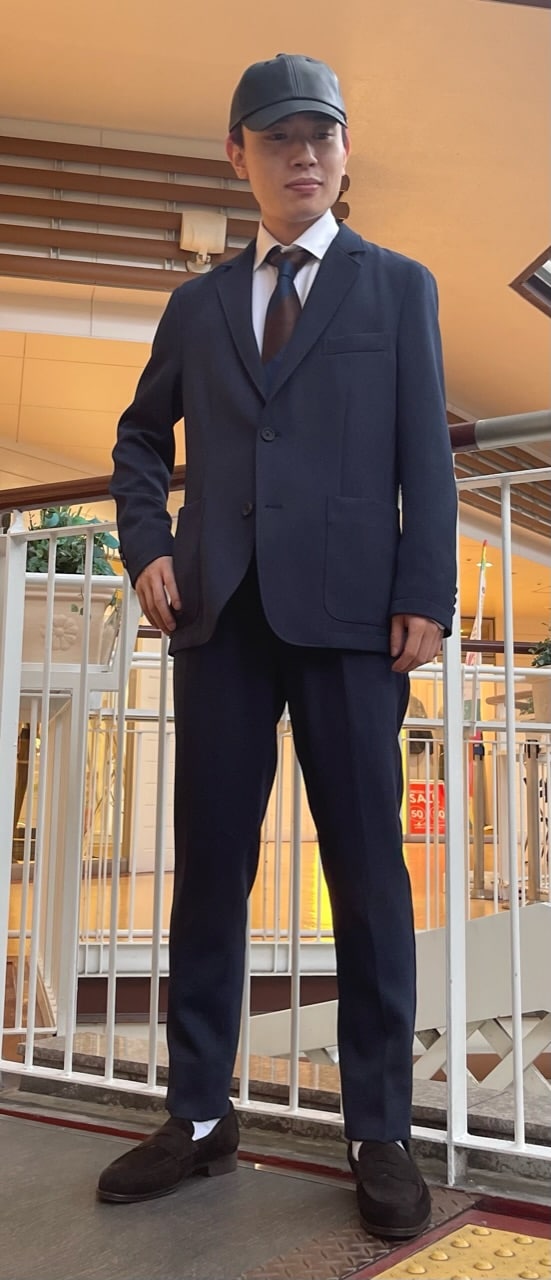 【BLUE】テックバスケット 2ボタン ジャケット 24FW(S~XL・セットアップ対応) BLUE】テックバスケット 2ボタン ジャケット 24FW(S~XL・セットアップ
