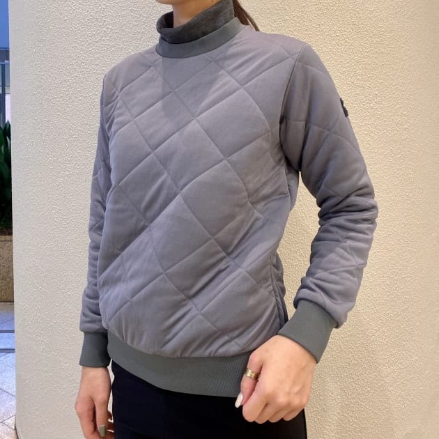★美品★BEAMS　GOLF　キルティングプルオーバー　サイズ　M ブラック&グレーのモノトーン好きの方必見！｜ビームス ゴルフ なんば