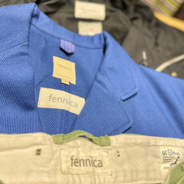 『一生着たい。』＜fennica＞”別注ウェア”。Vol.1【BUZZ RICKSON’S】【Sanca】【orSlow】【cableami】