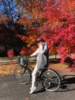 【秋の紅葉狩りコーディネート♡】