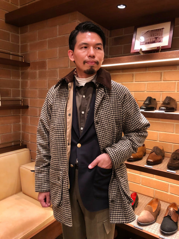 Barbour〉英国らしさを強く感じさせる別注ブルゾン入荷して参り