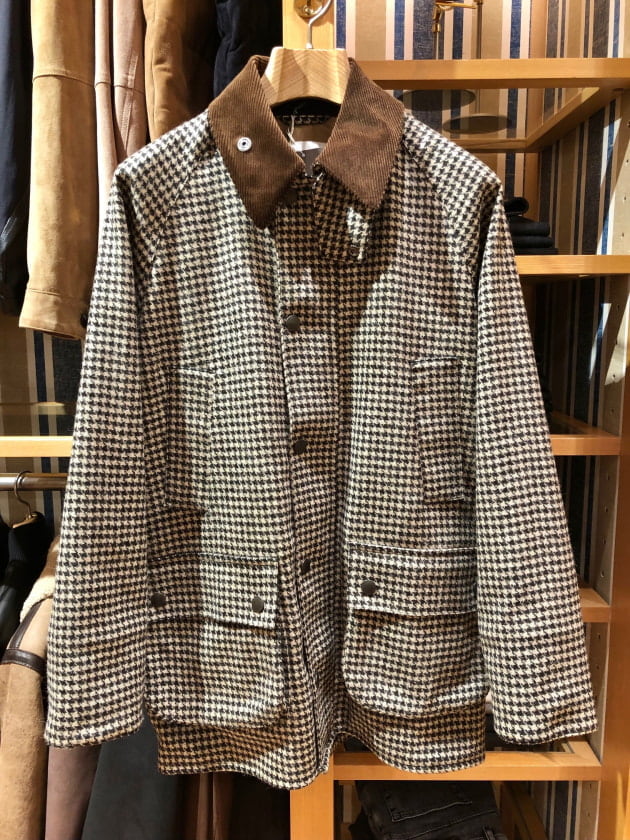 Barbour BEAMS別注SL BEDALE Wool Check 36 - ブルゾン