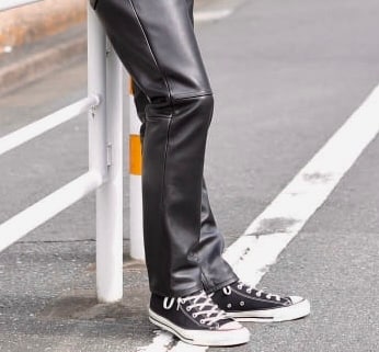 BEAMS（ビームス）レザー パンツ（パンツ カジュアルパンツ