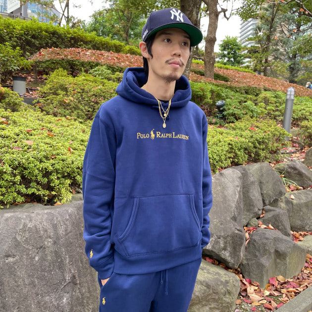 Navy and Gold Logo Collection】Mサイズ着用レビュー｜ビームス