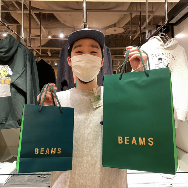 ブランドのギフト beams BEAMS ビームス ショッパー ショッピング袋