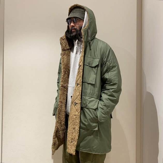 ENGINEERD GARMENTS × BEAMS PLUS Reversible Field Fur Coat。Special