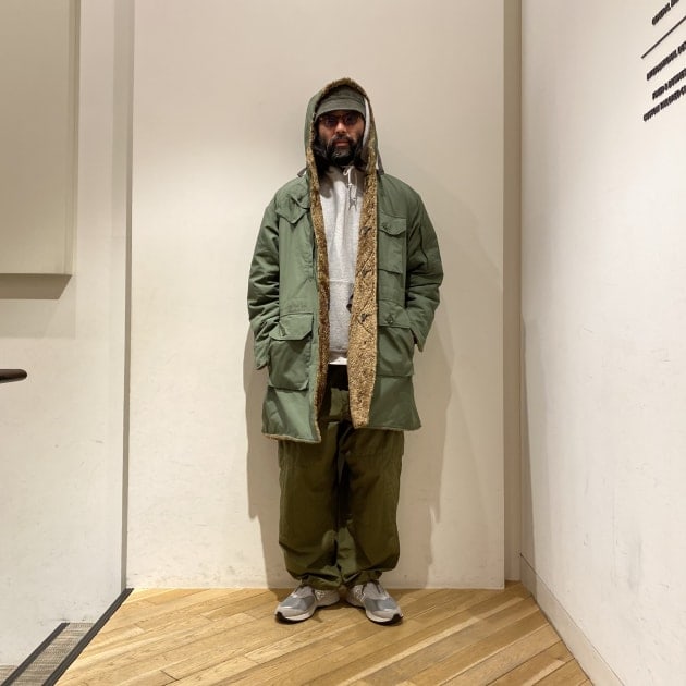 ENGINEERD GARMENTS × BEAMS PLUS Reversible Field Fur Coat。Special