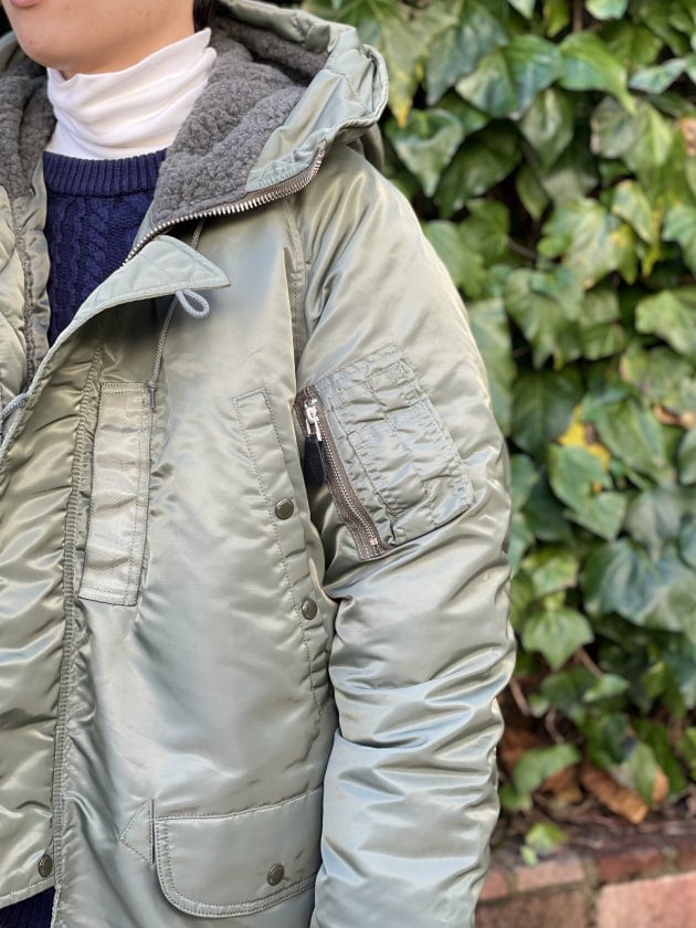 ビームスプラス☆ミリタリーコートN-3B☆難あり ビームスプラス☆ミリタリーコートN-3B☆難あり