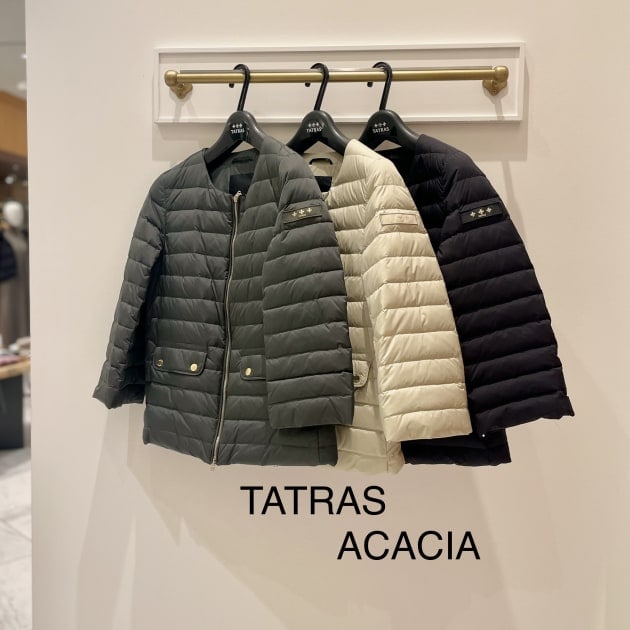 ○TATRAS（タトラス）レディースノーカラージャケットACACIA ...