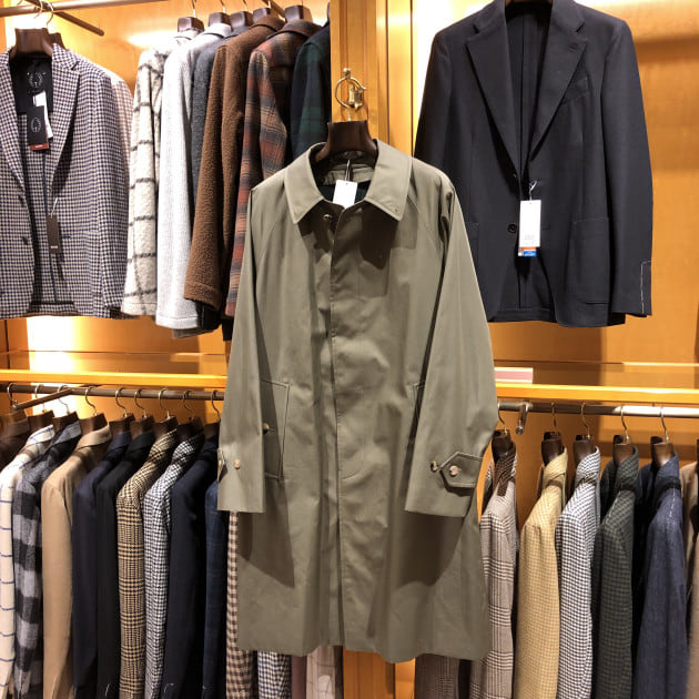 grenfell ポンチョ オリーブ ケープ グリーン ビームスf