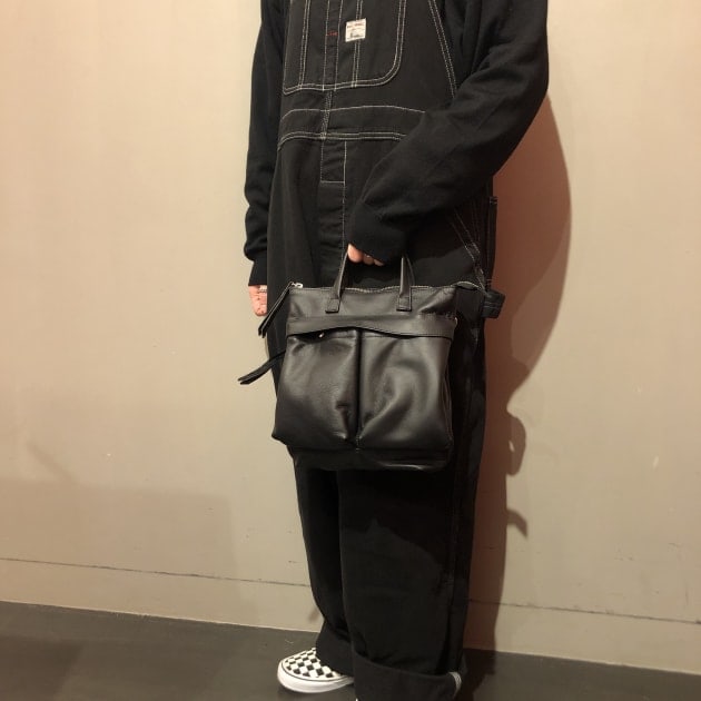 BEAMS×SLOW HELMET BAG SOFT LEATHER Sタグ付き新品未使用