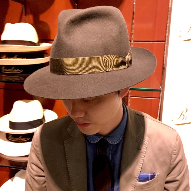 Borsalino 23日迄ですよ ビームス ハウス 丸の内 Beams