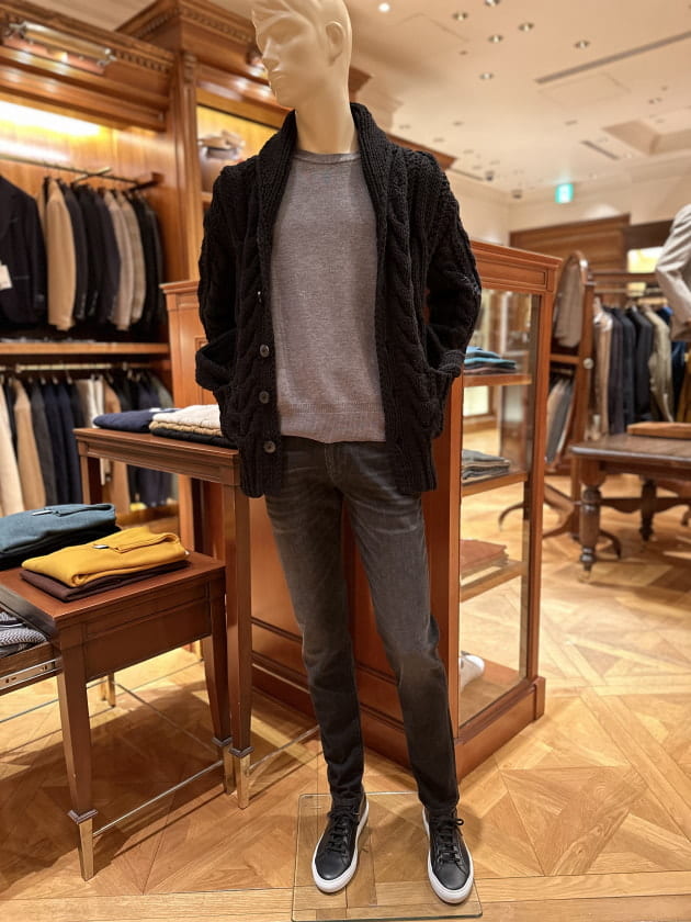 BEAMS F＞ショールカラーニット②｜ビームス ハウス 六本木｜BEAMS