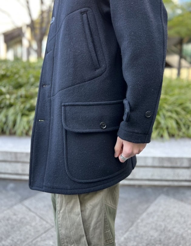 即完売品！BEAMS PLUS / ウール ヘビーメルトン ハンティング コート BEAMS PLUS（ビームスプラス）の「BEAMS PLUS / ウール ヘビーメルトン