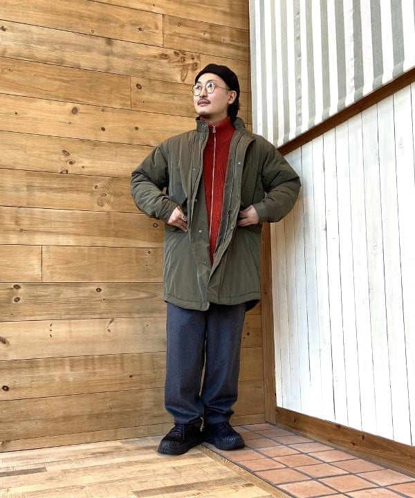 B:MING by BEAMS / メモリーフィット モッズコート　ネイビーM
