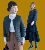 スカートとパンツでアカッチャを着回し♪