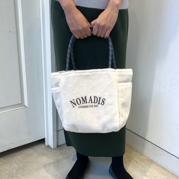 ヒロシマDemi-Luxeのすすめ☆〈NOMADIS〉のリバーシブルボア BAG