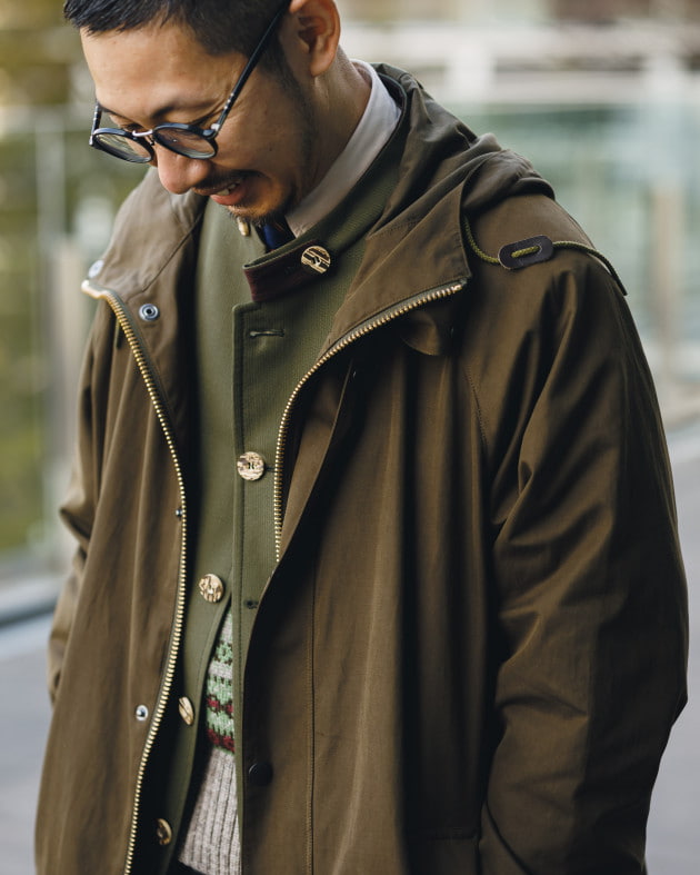 Barbour × BEAMS F別注 トレンチコート　サイズ40