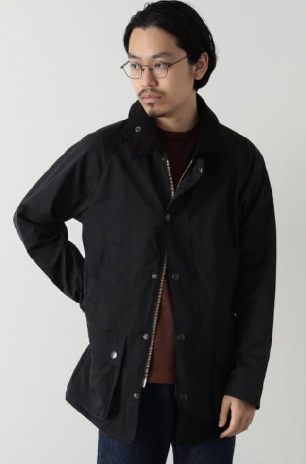 Barbour BEAMS F別注 BEDALE SL 2レイヤー ジャケット