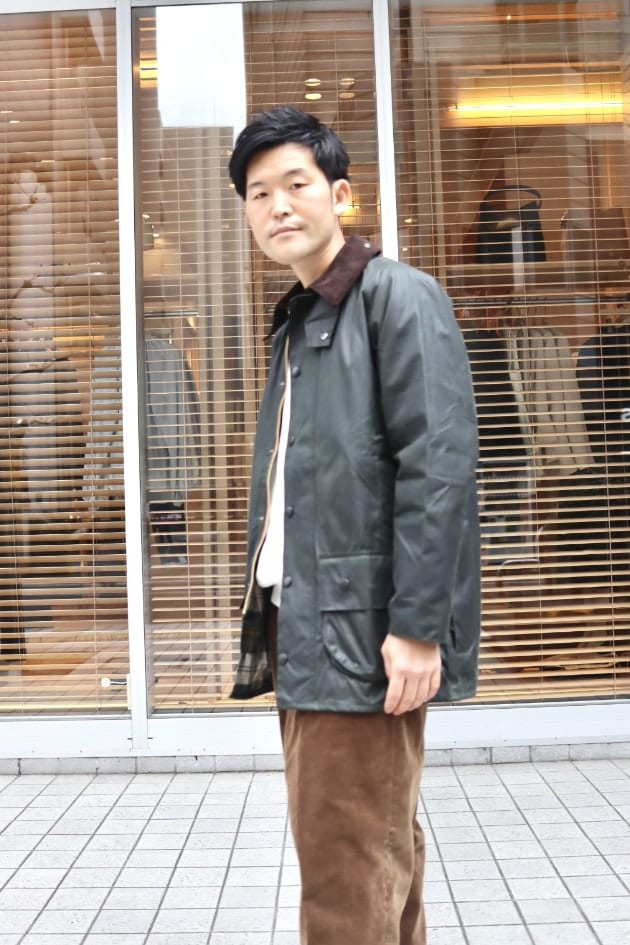 Barbour BEDALE BEAMS別注【ノンワックス】 - ブルゾン