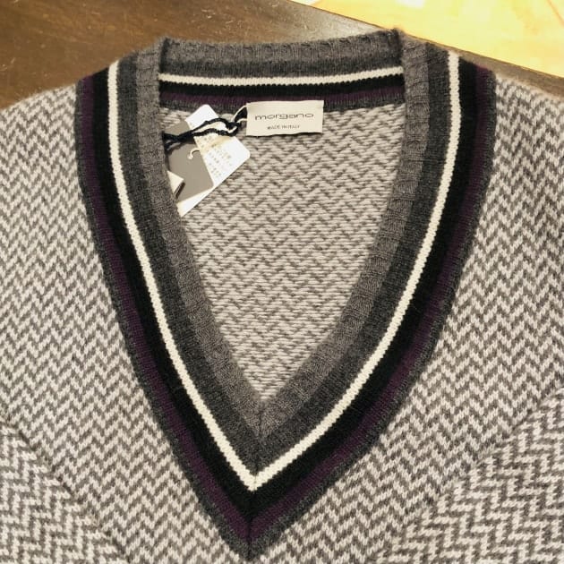 morgano BEAMSF ヘリンボーンニット MORGANOヘリンボーンニットのご紹介｜ビームス ハウス 六本木｜BEAMS