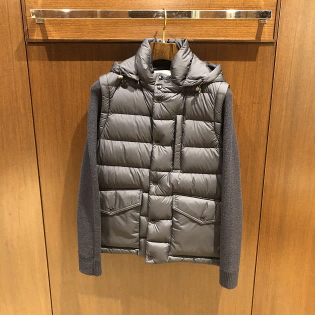 WOOLRICH＞ニット×フーデッドダウンベスト｜ビームス 立川｜BEAMS