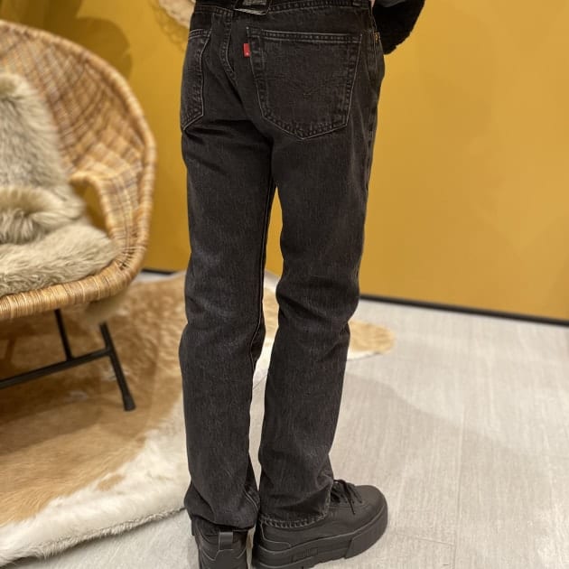 パンツLevi's × BEAMS 501 Black DENIM W32 L28 - デニム/ジーンズ