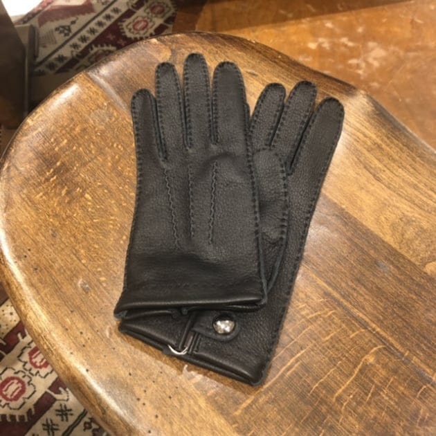 MAZZOLENI〉×〈BEAMS F〉deerskin leather glove ｜ビームスF