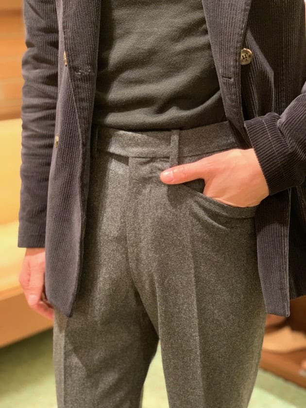 BERNARD ZINS〉今の時期でも気になる別注フランネルスラックスを