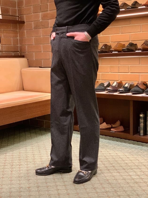 BERNARD ZINS〉今の時期でも気になる別注フランネルスラックスを