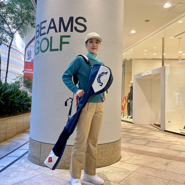 JONES × BEAMS GOLF / 別注 Range ゴルフバッグネイビー