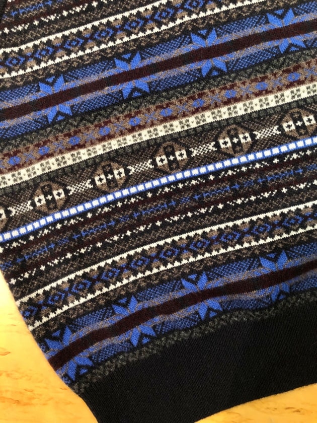BEAMS F〉今だけお買い得なフェアアイル柄のニットベストを