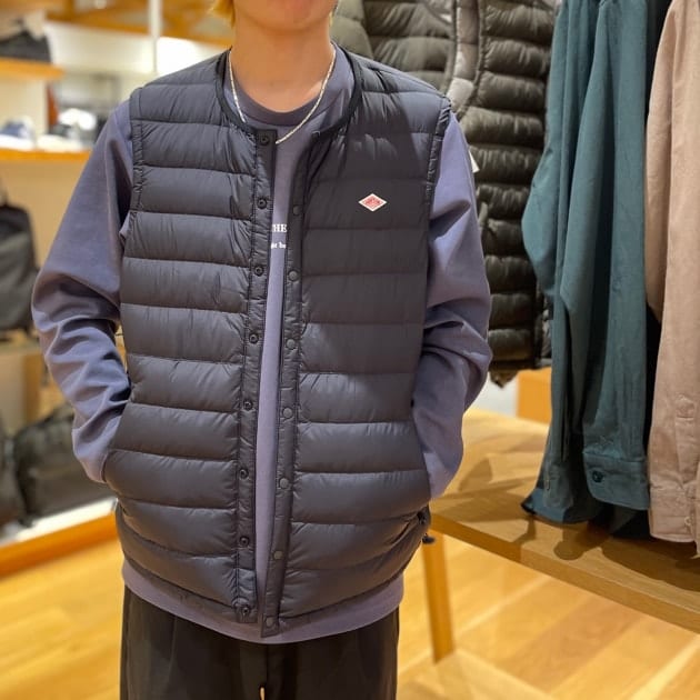 DANTON ダウンベスト　beams B:MING by BEAMS（ビーミング by ビームス）DANTON / CREWNECK