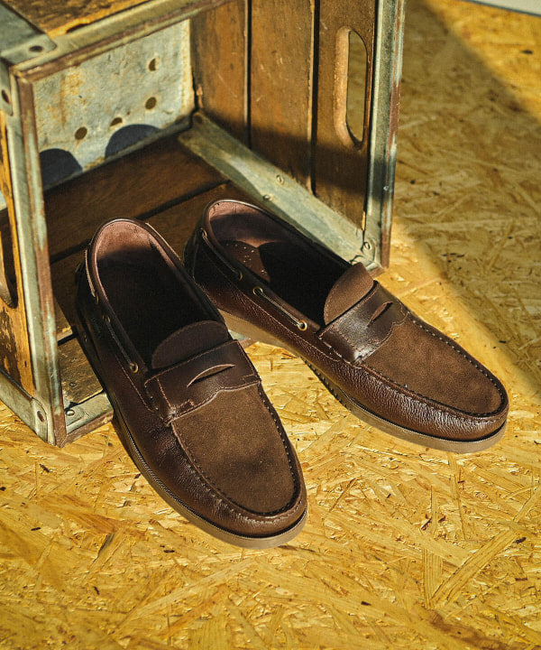 正規品】Paraboot × BEAMS / 別注 Corsica ローファー - ドレス/ビジネス