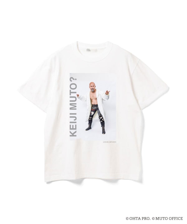武藤敬司/BEAMS/Tシャツ 未使用 武藤敬司 グレート・ムタ引退記念 tシャツ beams