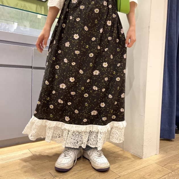 美品 フミエタナカ×レイビームス コラボ 総刺繍 花柄 ワンピース