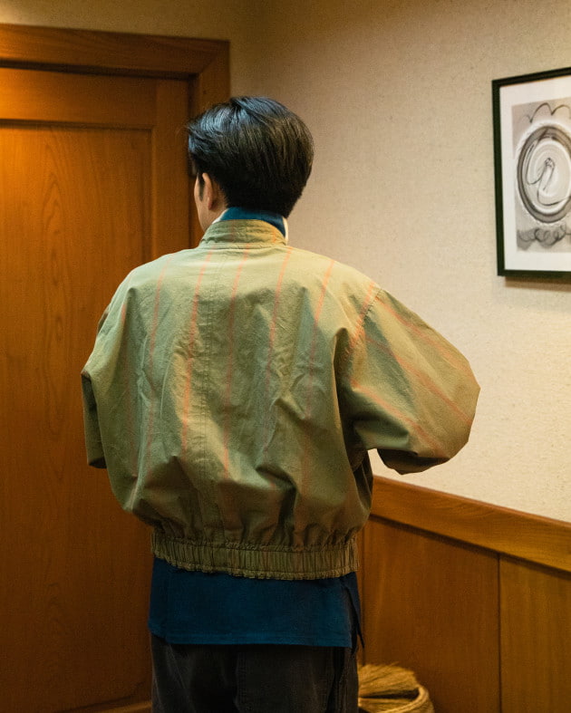 Stripe Short Blouson”－HAVERSACK × fennica－｜fennica