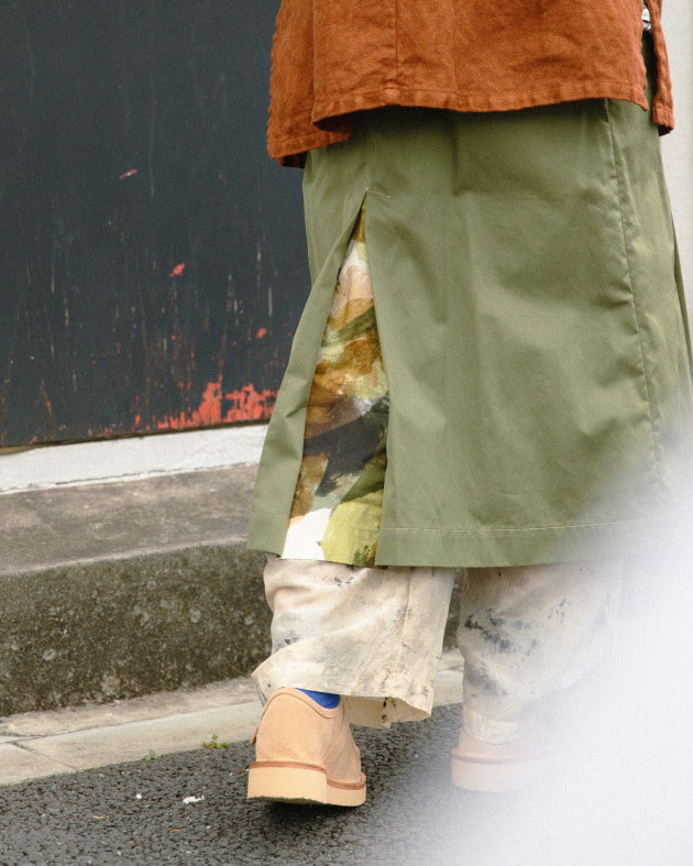 Military Wrap Skirt”－HAVERSACK × fennica－｜fennica（フェニカ