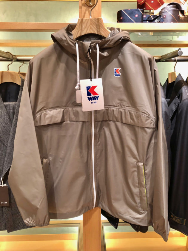 BEAMS F【別注】K・WAY / フーデッドブルゾン BEAMS F（ビームスF）【別注】K・WAY / フーデッドブルゾン