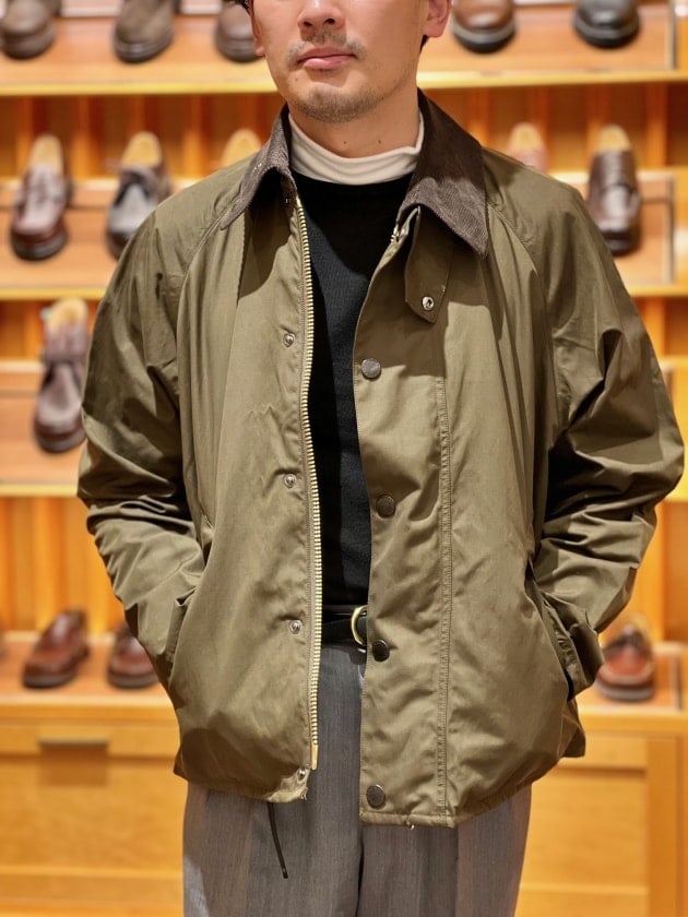 コメントお待ちしておりますBarbour  バブアー　トランスポート　セージ　オリーブ　40