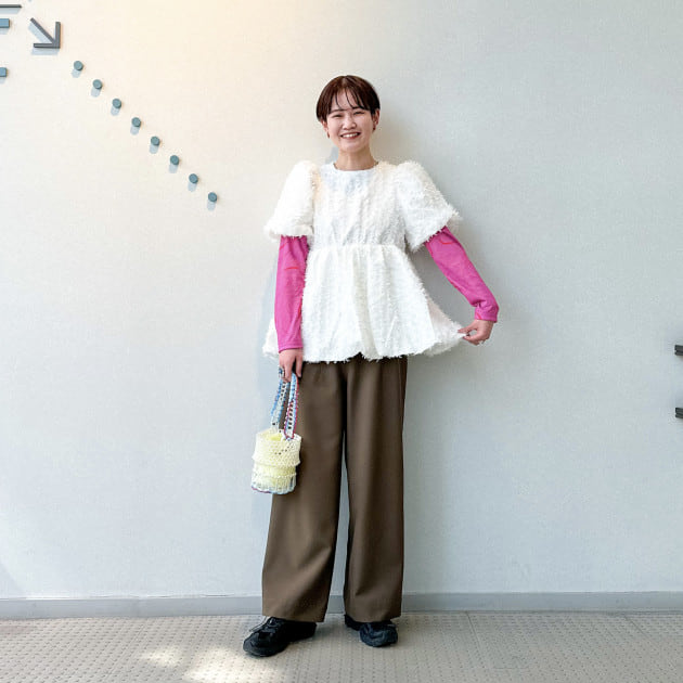 バルーンスリーブブラウスCAROLINA GLASER バルーンスリーブブラウスCAROLINA GLASER